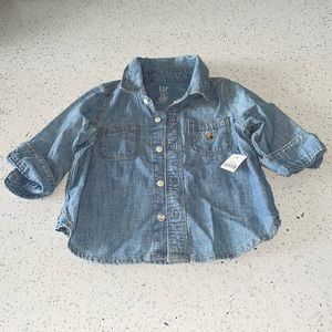Baby GAP jean Button down shirt